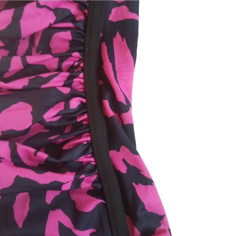 INC Internationals Concepts Animal Print One Piece Swimsuit SZ 10 - Picture 4 of 8